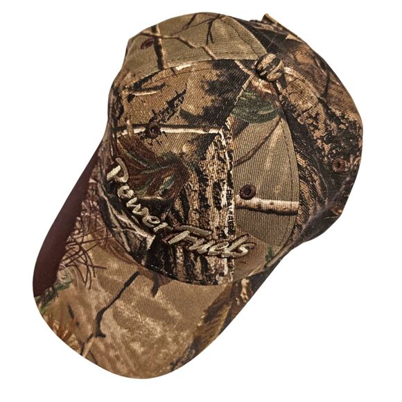 Power Fuels Camouflage Baseball Cap – Woodland Camo – Embroidered Logo - Picture 3 of 6